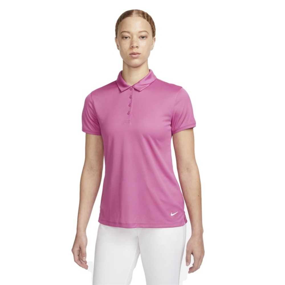 NWT TPC Boston NikeGolf Tour Performance Dri-Fit Ladies Shirt - M, Scalloped Hem